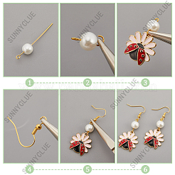 Kits de fabrication de boucles d'oreilles pendantes bricolage&nbsp;DIY-SC0003-31