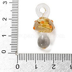Manuelle Bunte Malerei Anhänger & Charms&nbsp;LS-LAMP-S067-02C