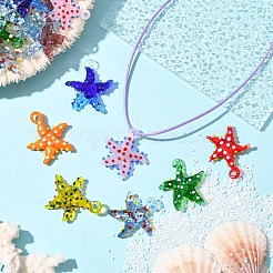 5pcs pendentifs au chalumeau faits à la main&nbsp;LAMP-YW0001-67A