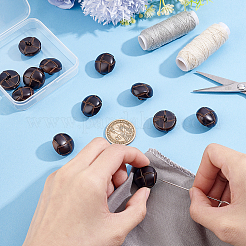 12 bouton à tige en cuir de vachette&nbsp;BUTT-ME0001-41B