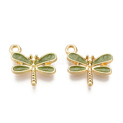 Charms in lega placcata oro chiaro&nbsp;X-ENAM-T009-02C