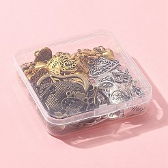 90g 3 colori idee per i regali di San Valentino ciondoli in lega in stile tibetano&nbsp;TIBEP-FS0001-08