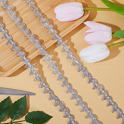 Ruban de dentelle de polyester en filigrane de 15 mètre&nbsp;DIY-GF0007-67B