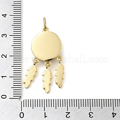 Veri pendenti in ottone placcato oro 18k&nbsp;KK-A198-02G-03