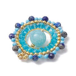 Anhänger aus natürlichem Lapislazuli&nbsp;PALLOY-MZ00366-02