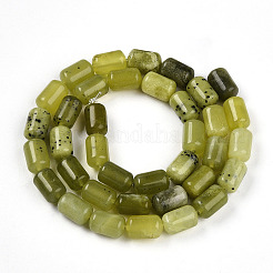 Natur Xiuyan Jade Perlen Stränge&nbsp;G-N346-01B-12