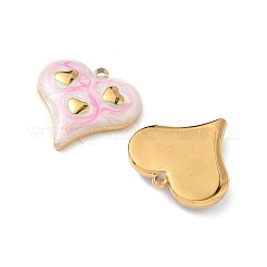Pendentifs en acier inoxydable 304 émaillés&nbsp;STAS-U057-07G-A
