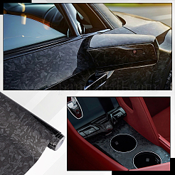 Film d'emballage en vinyle autocollant en fibre de voiture en PVC&nbsp;DIY-WH0061-064A