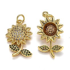 Ottone micro spianare pendenti zirconi&nbsp;ZIRC-L100-039G