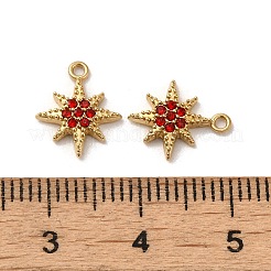 Strass-Anhänger aus Edelstahl 304&nbsp;STAS-L022-304G-01
