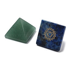 Chakra-Pyramide aus natürlichen Edelsteinfiguren&nbsp;DJEW-F026-01