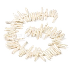 Perles de perles de keshi baroques naturelles&nbsp;PEAR-B004-02A-01A