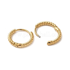 Pendientes de aro con forma de croissant de acero inoxidable 304 para mujer&nbsp;EJEW-Q781-07G