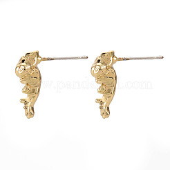 Legierung Ohrstecker Zubehör&nbsp;X-PALLOY-Q433-025-RS