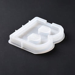 Buchstabenförmige Silikonformen für Spardosen in Lebensmittelqualität&nbsp;DIY-D072-01GP-02