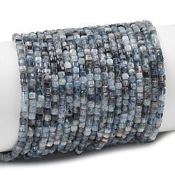 Natürliche teufelsblaue Aquamarin-Perlenstränge&nbsp;G-NH0073-C01-2mm
