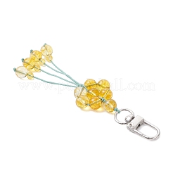 3 pendentif décoratif en cornaline naturelle&nbsp;HJEW-TA00424