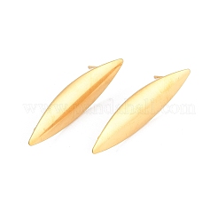 Placcatura ionica (ip) 304 acciaio inossidabile orecchini a perno&nbsp;EJEW-M094-03G