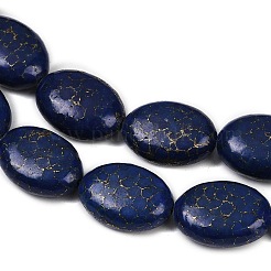 Synthetische Howlith-Imitation Lapislazuli-Perlenstränge&nbsp;G-S393-11A-18x25