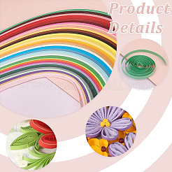 Blumen-/Vogelmuster Karton DIY Papier Quilling Werkzeuge Zeichnungen Musterkarten&nbsp;DIY-GA0006-36