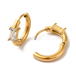 Pendientes de aro dorados de acero inoxidable 304&nbsp;LS-EJEW-K271-01E-G