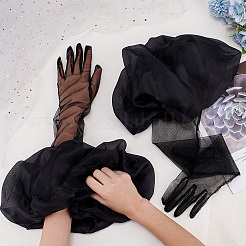 Lange Netz-Vollfingerhandschuhe&nbsp;AJEW-WH0504-85