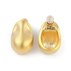 Orecchini a bottone con pepite in ottone&nbsp;EJEW-Q391-14G