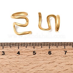 Manschettenohrringe aus Edelstahl 304&nbsp;EJEW-L313-01G