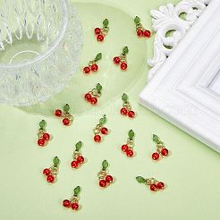 40 Stück Anhänger aus Glas- und Acrylperlen&nbsp;FIND-SZ0003-73