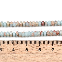 Brins de perles synthétiques aqua terra jasper&nbsp;X-G-S366-102A