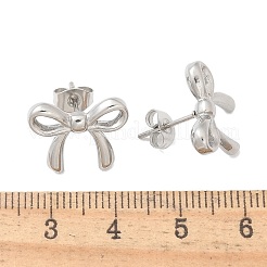 Pendientes de botón de acero inoxidable 304 con revestimiento al vacío de PVD&nbsp;EJEW-C099-18GP