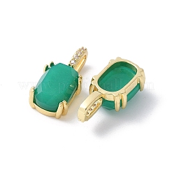 Naturales y colgantes de jade blanco tintado&nbsp;KK-F892-31G-02