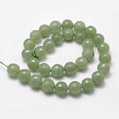 Chapelets de perles en aventurine vert naturel&nbsp;X-G-D840-28-8mm
