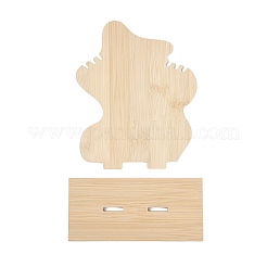 3-facher Holzständer für Halsketten-Organizer&nbsp;ODIS-H006-02