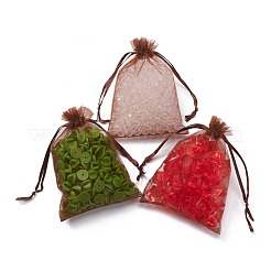 Organza-Geschenktüten mit Kordelzug&nbsp;OP-R016-9x12cm-12