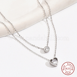 925 chaînes câblées en argent sterling&nbsp;YE3032-1