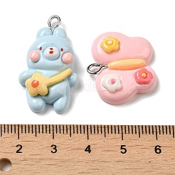 Pendentifs en résine opaque&nbsp;RESI-P035-02P