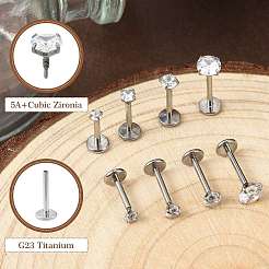 Labret-Stab aus Titanlegierung mit Innengewinde&nbsp;EJEW-FS0001-32B