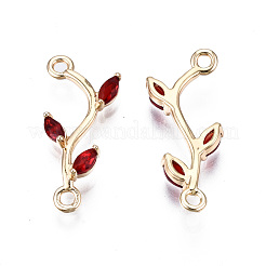 Connettori in ottone micro pavimentato in zirconia cubica&nbsp;KK-S359-156B-RS