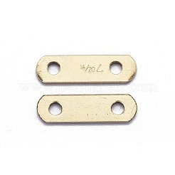 Mit Gelbgold gefüllte Abstandshalter&nbsp;KK-L183-028G