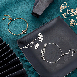 12 stücke 4 arten einstellbare 304 edelstahl slider armbänder machen&nbsp;STAS-UN0054-34