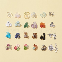 Kit de fabrication de collier de bracelet de pierres précieuses diy&nbsp;DIY-FS0002-93