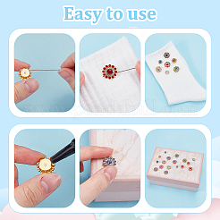 200 Stück Eisen-Strass-Cabochons&nbsp;FIND-AR0006-23