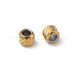 304 Edelstahlperlen&nbsp;STAS-P448-06F-G