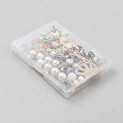 Clips de boucle de chaussure en alliage et plastique&nbsp;AJEW-WH20033-055GP-B
