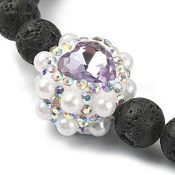 Bracciale elasticizzato con perline&nbsp;BJEW-JB09500