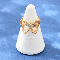 Bagues en laiton avec zircone cubique de micro pave&nbsp;GL-CBA65A8-01G