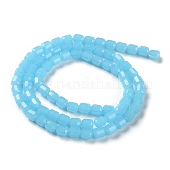 Abalorios de vidrio de jade de imitación&nbsp;GLAA-G112-02A