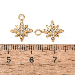 Pendentifs en strass en acier inoxydable 304&nbsp;STAS-C184-02G