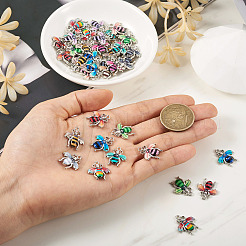 60pcs 12 pendentifs en alliage de couleurs&nbsp;ENAM-TA0001-61